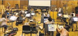  ?? From Whitney Martin and Gina Zimmitti ?? MUSICIANS record the score for “Star Trek: Discovery” on Fox’s scoring stage.