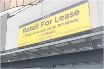  ??  ?? “For lease” signs have been springing up along Broadway since Westfield Newmarket opened but Nuffield St retailer Ingrid Memelink (right) says headwinds local traders are facing can’t entirely be blamed on the new mall.