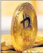  ?? REUTERS ?? A day after tumbling 9.7%, Bitcoin edged higher to $17,050 at 9:05 am in London.