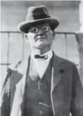  ??  ?? William Hale, “King of the Osage Hills,” would be convicted of murdering Osage Native Americans to control the oil profits of the Osage Tribe.