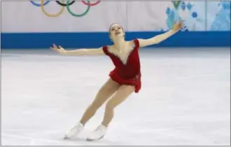  ?? DARRON CUMMINGS — THE ASSOCIATED PRESS FILE ?? Gracie Gold competes in the women’s short program during the 2014 Winter Olympics, in Sochi, Russia.