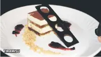  ??  ?? TIRAMISU