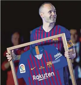  ??  ?? Andres Iniesta