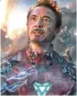  ?? ?? FIN. El personaje de Iron Man murió tras la batalla con el personaje de “Thanos”.