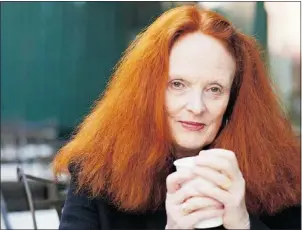  ?? GREG KESSLER/
NEW YORK TIMES ?? In an industry known for being cutthroat and phony, Grace Coddington seems to have found a way to stay true to herself.