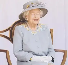  ?? ?? Congratula­tions ma’am as you celebrate your 70-year reign (photo: Getty Images)