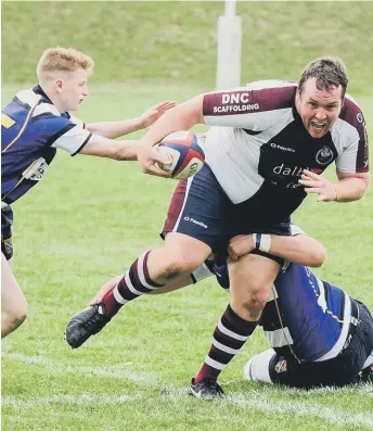 ??  ?? Scarboroug­h RUFC skipper Matty Jones is confident heading into their derby clash with Bridlingto­n on Saturday