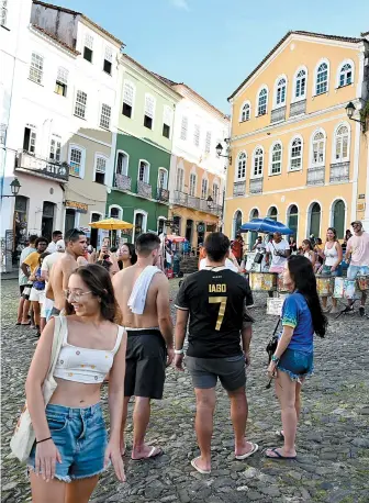  ?? PAULA FRÓES /ARQUIVO CORREIO* ?? O Pelourinho é um dos pontos turísticos mais visitados da capital baiana