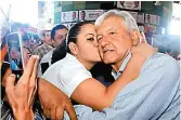  ?? JORGE CARBALLO ?? López Obrador lidera la contienda.