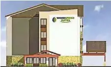  ?? COURTESY OF AYRES ASSOCIATES ?? A WoodSpring Suites hotel planned for a W. Layton Ave. site near Mitchell Internatio­nal Airport is proceeding.