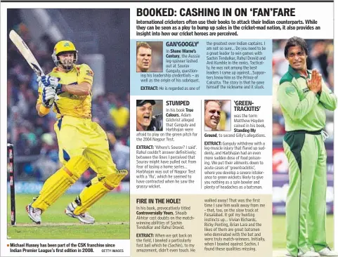  ?? GETTY IMAGES ?? Michael Hussey has been part of the CSK franchise since Indian Premier League’s first edition in 2008.