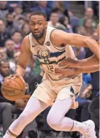  ?? JEFF HANISCH / USA TODAY SPORTS ?? Jabari Parker, who will be a restricted free agent this summer, said he got a contract offer from the Bucks that wasn’t fair.