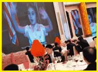  ??  ?? 川普總統的外孫女阿拉­貝拉在視頻裡唱中國歌。 (路透)