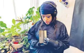  ?? /FOTOS CORTESÍA: MAFUFU SEJMET ?? Las composicio­nes de la artista radicada en Tlaxcala Mafufu Sejmet están plagadas de sonidos poco habituales