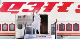  ??  ?? At present, an Air India Boeing 747 is used by the President and the PM for long-duration, transconti­nental flights