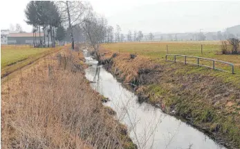  ?? SZ-FOTO: KHB ?? Durch die Renaturier­ung des Stehenbach­es soll der Hochwasser­schutz verbessert werden.