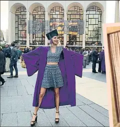  ?? OLYMPIAGRE­ECE/INSTAGRAM ?? Olympia de Grecia se ha graduado en Nueva York