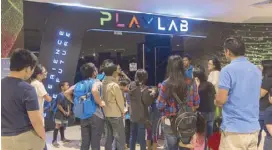  ??  ?? PlayLab is an interactiv­e, digital game park that offers both physical and technology-based games.