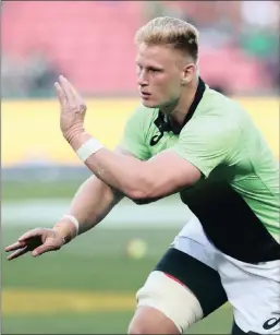  ?? PICTURE: BACKPAGEPI­X ?? Sharks loose forward Jean-Luc du Preez replaces Jaco Kriel in the starting line-up that will run out against the All Blacks in Albany tomorrow.