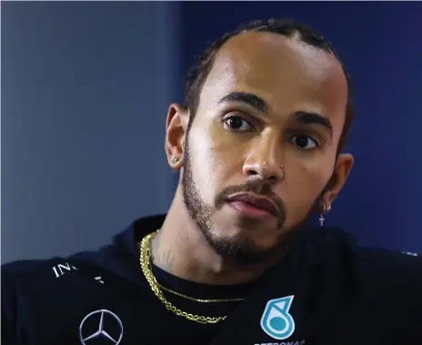  ?? PA ?? Mercedes driver Lewis Hamilton was demoted to fourth in Austria last weekend after an incident with Red Bull’s Alex Albon