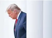  ??  ?? President Donald Trump at the White House on Friday.