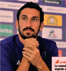  ??  ?? Davide Astori è morto il 4 marzo 2018 a 31 anni ACTIVA