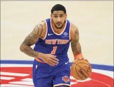  ?? Duane Burleson / Associated Press ?? Knicks rookie Obi Toppin is expected to bring some much-needed athleticis­m to the team.