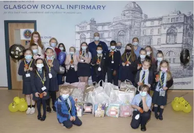  ?? ?? Primary school kids show they care with caring packs for hospital patients