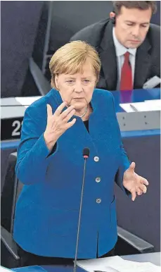  ?? FOTO: AFP ?? „Schön und ehrenvoll“: Bundeskanz­lerin Angela Merkel.