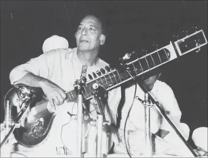  ?? HT PHOTO ?? Ustad Vilayat Khan in concert