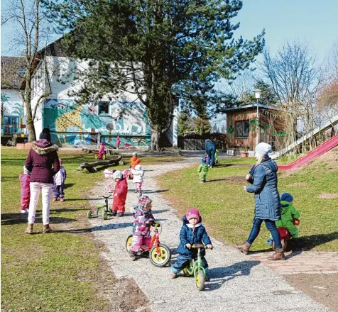  ?? Foto: Josef Abt ?? Der Rehlinger Kindergart­en (hier ein Archivfoto) war Thema im Gemeindera­t.