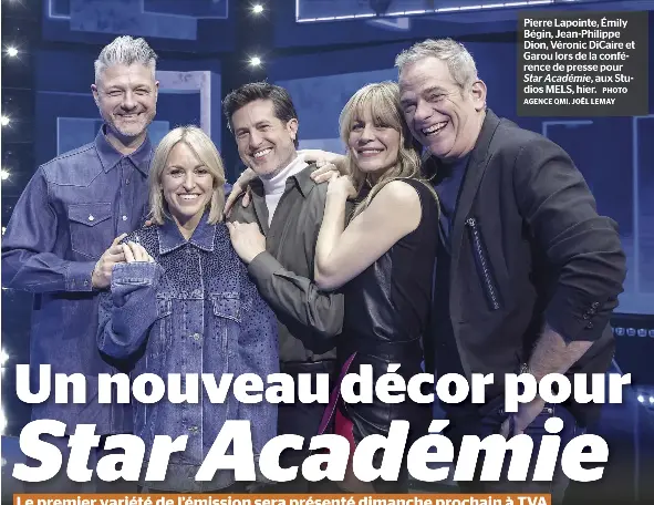 Un nouveau décor pour Star Académie - PressReader