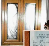  ?? Foto: Ladislav Křivan, MAFRA ?? Aby dovnitř nebylo vidět Fólii v oknech podniku jen tak něco neprosvítí. Poradil si s ní pouze policejní halogen.