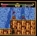  ??  ?? » [PC Engine] A little left from this blue Nomad, you can drop to a lower level to discover crystals and a 1-UP!