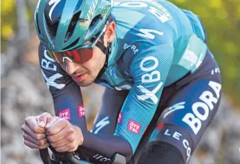  ?? FOTO: BORA-HANSGROHE/VELOIMAGES ?? Emanuel Buchmann will sich endlich den Traum vom Podest bei einer großen Rundfahrt erfüllen.