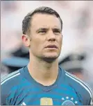  ?? FOTO: GETTY ?? Neuer, titular con Alemania