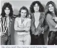  ??  ?? He also said the cancer ould have bee caused by 'living in a recording studio that's filled with electromag­netic energy. Pictured, left to right: Van Halen, Michael Anthony, Alex Van Halen and David Lee Roth of the band Van Halen in 1978