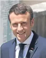  ?? Picture: AP. ?? First-timer: new French President Emmanuel Macron.