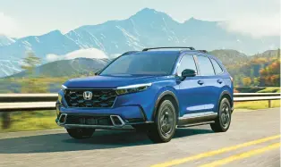  ?? AMERICAN HONDA MOTOR CO. ?? The top-selling Honda CR-V was redesigned for 2023 and features a hybrid powertrain in the higher trim levels.