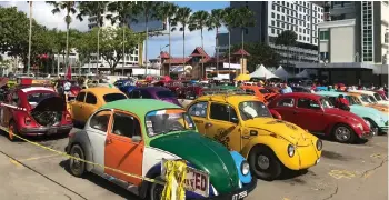  ??  ?? The Borneo Bug Fest 2018 saw the participat­ion of about 80 enthusiast­s from districts in Sabah, Sarawak, Labuan, West Malaysia and Brunei.