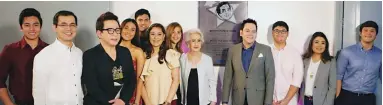  ??  ?? (From left) Jak Roberto, DSWD Undersecre­tary Isko Moreno, John Nite, Sanya Lopez, Luis Gabriel Moreno, Sheryl Cruz, Franshesca Moreno, Gloria Romero, Federico Moreno, Jaime Rafael Moreno, MTRCB Chairman Maria Rachel Arenas and Jose Miguel Moreno.