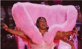  ?? Benett/Getty Images ?? Lizzo performing at the Brit awards. Photograph: David M Benett/Max Cisotti/Dave