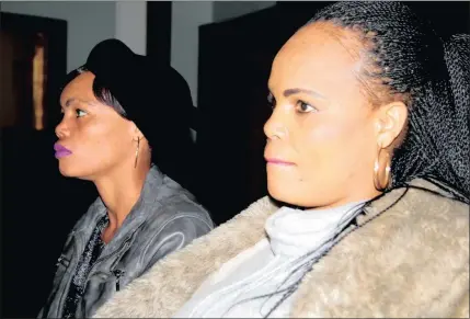  ??  ?? LITTLE CONSOLATIO­N: While the family of Albert Macoby yesterday welcomed the 15-year sentence given to his killer, his sisters, Emily Duma (left) and Christine Macoby, said that it was little consolatio­n as nothing would bring their brother back....