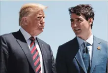  ?? EVAN VUCCI THE ASSOCIATED PRESS ?? It’s not been easy for Canada but it has been true to its values, says former British envoy Anthony Cary. Above, Trump and Trudeau.