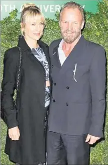  ??  ?? FAMILIA. Mickey Sumner y su padre Gordon Sumner, o sea Sting