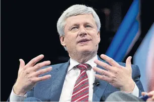  ?? JOSE LUIS MAGANA/THE ASSOCIATED PRESS ?? Before he was prime minister, Stephen Harper argued for electoral change.