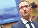  ?? JACK GRUBER/USA TODAY ?? Facebook CEO Mark Zuckerberg testifies before the House Energy and Commerce Committee on April 11.
