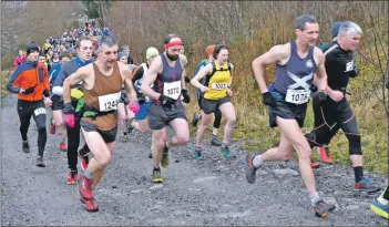  ??  ?? 128 runners in total took part in the annual New Year’s Day race.