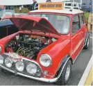  ??  ?? A variety of curios are usually on display at Haynes’ breakfast club meets, including twin-engined Minis.