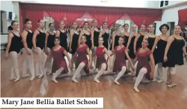  ??  ?? Mary Jane Bellia Ballet School